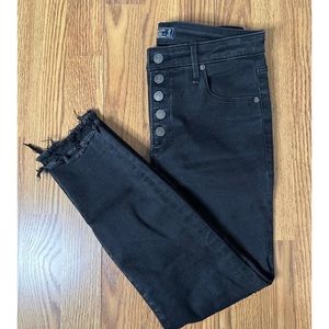 Abercrombie & Fitch high rise super skinny ankle jeans size 8s/29s